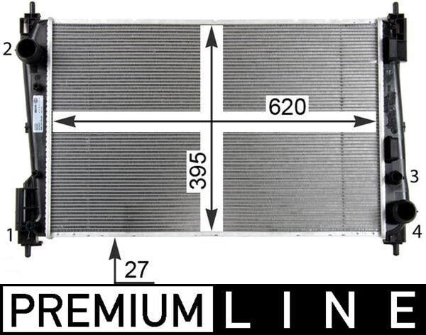 Radiateur moteur (Radiateur de refroidissement) MAHLE Aftermarket CR 1111 000P
