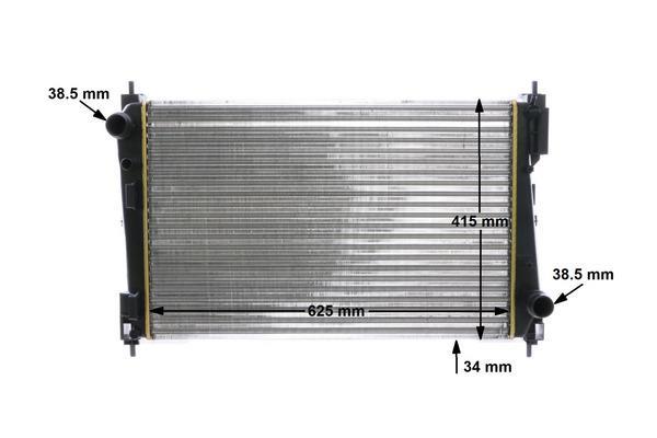Radiateur moteur (Radiateur de refroidissement) MAHLE Aftermarket ref. CR 1111 000S