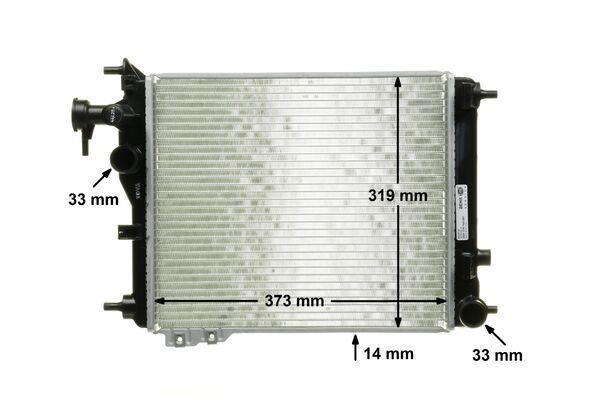 Radiateur moteur (Radiateur de refroidissement) MAHLE Aftermarket CR 1115 000P
