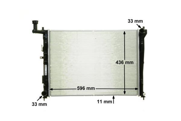 Radiateur moteur (Radiateur de refroidissement) MAHLE Aftermarket CR 1118 000P