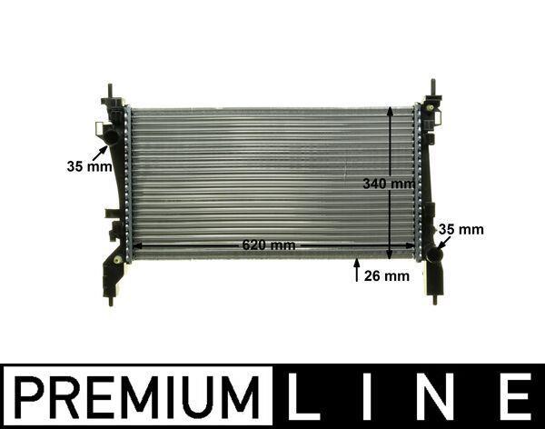 Radiateur moteur (Radiateur de refroidissement) MAHLE Aftermarket CR 1130 000P