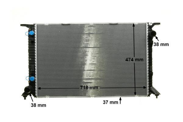Radiateur moteur (Radiateur de refroidissement) MAHLE Aftermarket CR 1133 000P