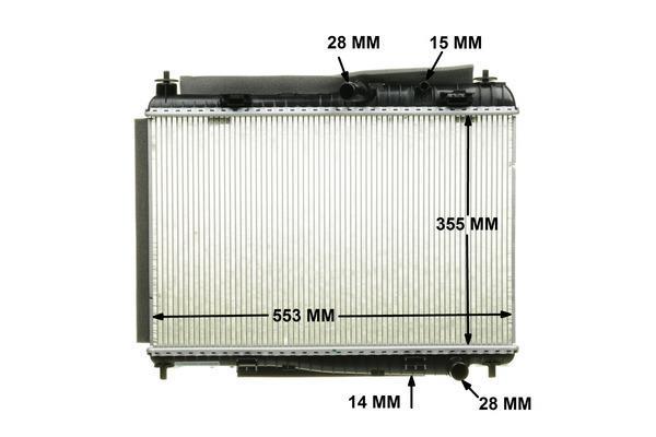 Radiateur moteur (Radiateur de refroidissement) MAHLE Aftermarket CR 1135 000P