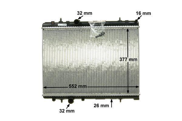 Radiateur moteur (Radiateur de refroidissement) MAHLE Aftermarket CR 1144 000P