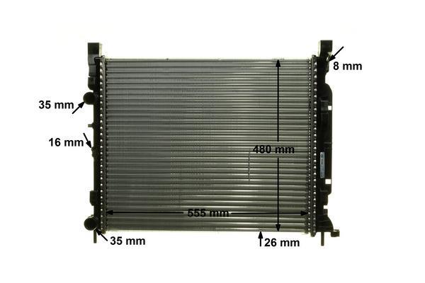 Radiateur moteur (Radiateur de refroidissement) MAHLE Aftermarket CR 1155 000P