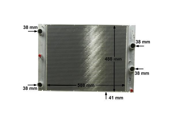 Radiateur moteur (Radiateur de refroidissement) MAHLE Aftermarket CR 1158 000P
