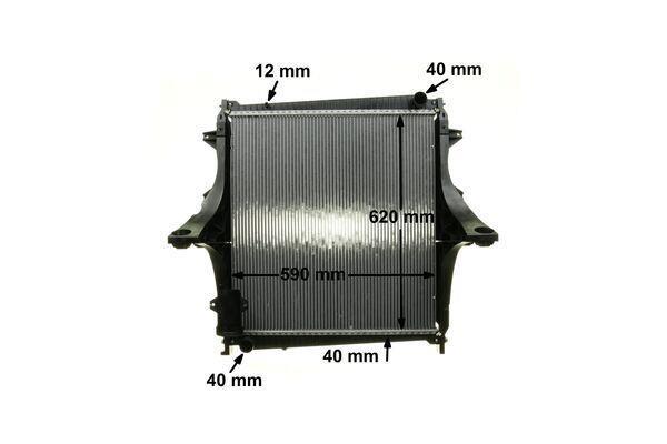 Radiateur moteur (Radiateur de refroidissement) MAHLE Aftermarket CR 1172 000P