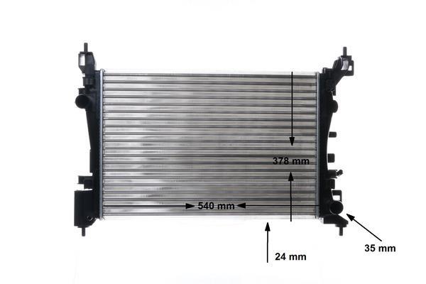 Radiateur moteur (Radiateur de refroidissement) MAHLE Aftermarket CR 1182 000S