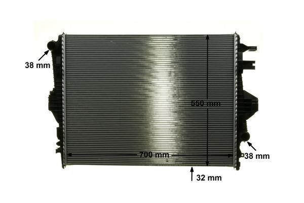 Radiateur moteur (Radiateur de refroidissement) MAHLE Aftermarket CR 1183 000P