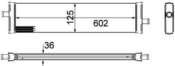 Radiateur moteur (Radiateur de refroidissement) MAHLE Aftermarket CR 1185 000P