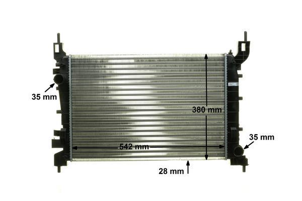 Radiateur moteur (Radiateur de refroidissement) MAHLE Aftermarket CR 1193 000P
