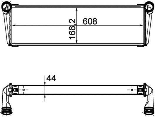 Radiateur moteur (Radiateur de refroidissement) MAHLE Aftermarket ref. CR 1195 000P