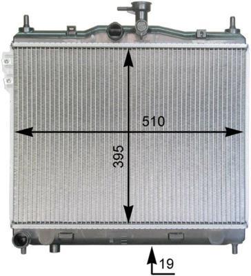 Radiateur moteur (Radiateur de refroidissement) MAHLE Aftermarket CR 1277 000P