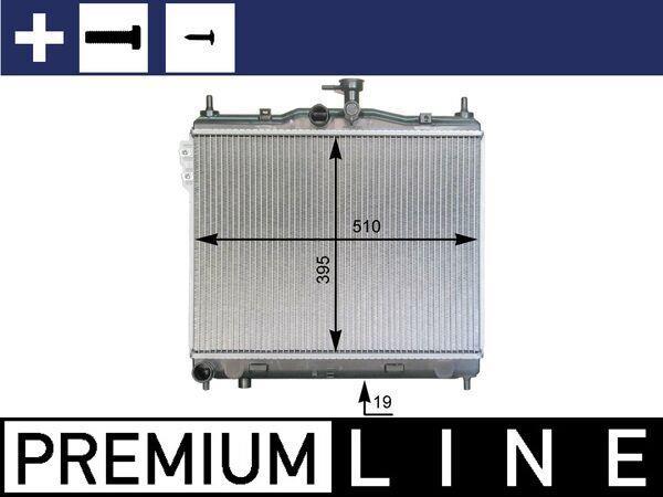 Radiateur moteur (Radiateur de refroidissement) MAHLE Aftermarket CR 1277 000P