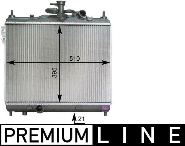 Radiateur moteur (Radiateur de refroidissement) MAHLE Aftermarket CR 1279 000P