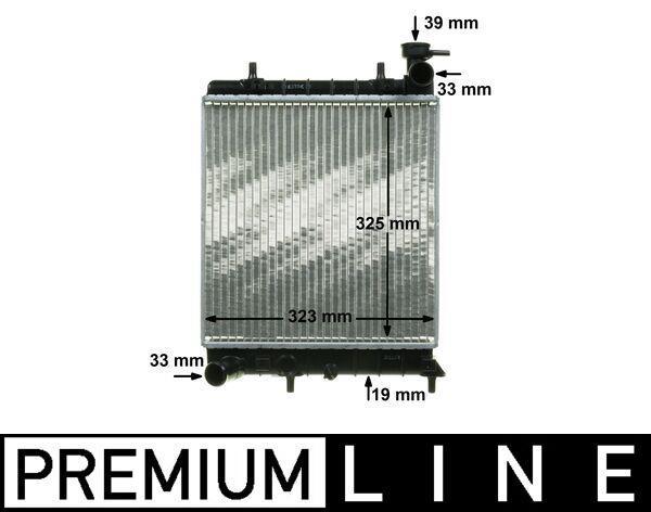 Radiateur moteur (Radiateur de refroidissement) MAHLE Aftermarket CR 1281 000P