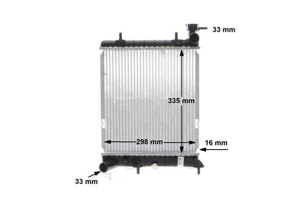 Radiateur moteur (Radiateur de refroidissement) MAHLE Aftermarket CR 1281 001S