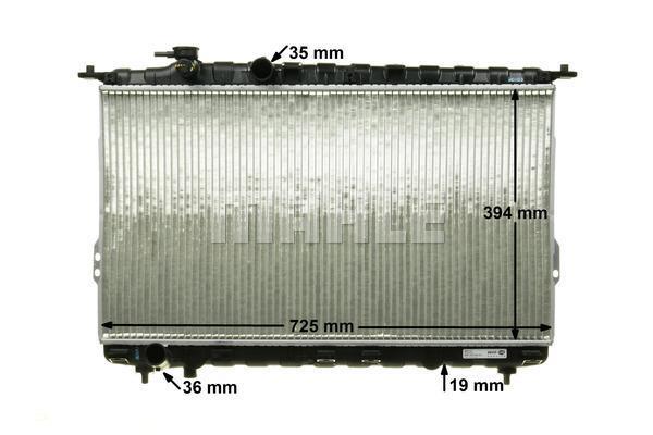 Radiateur moteur (Radiateur de refroidissement) MAHLE Aftermarket CR 1290 000P