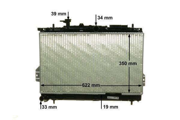 Radiateur moteur (Radiateur de refroidissement) MAHLE Aftermarket CR 1292 000P