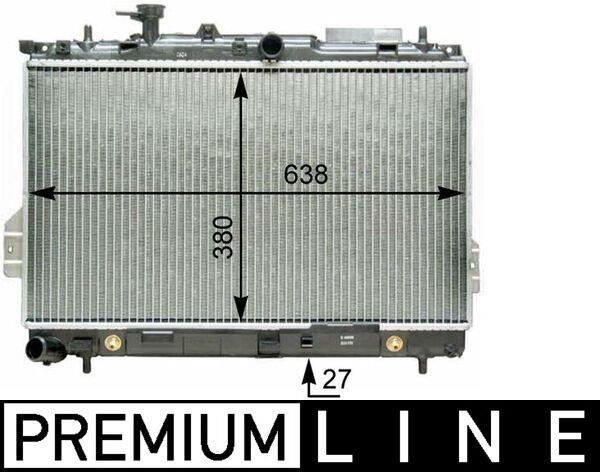 Radiateur moteur (Radiateur de refroidissement) MAHLE Aftermarket CR 1293 000P