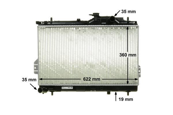 Radiateur moteur (Radiateur de refroidissement) MAHLE Aftermarket CR 1294 000P