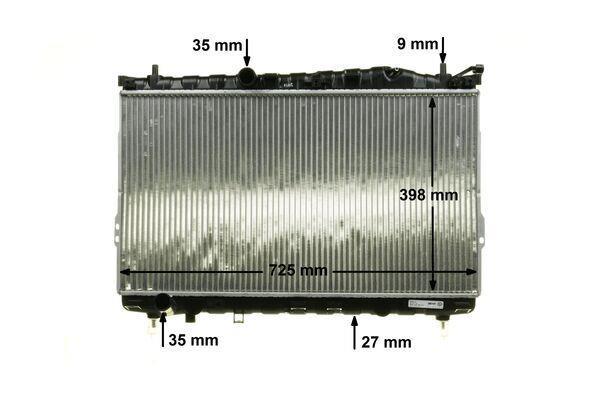 Radiateur moteur (Radiateur de refroidissement) MAHLE Aftermarket CR 1295 000P