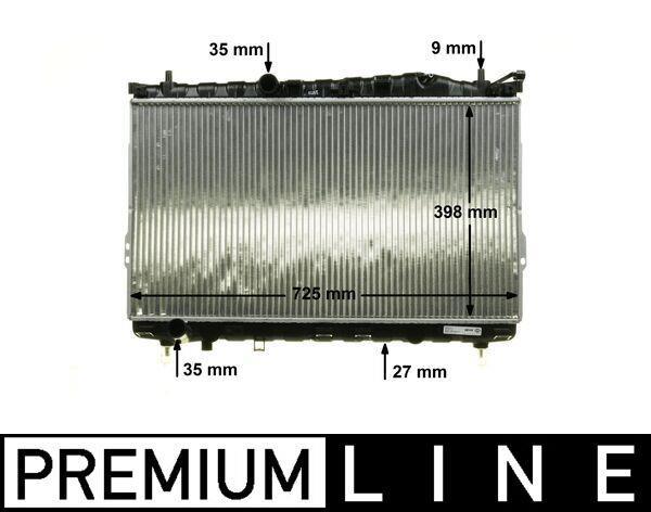 Radiateur moteur (Radiateur de refroidissement) MAHLE Aftermarket CR 1295 000P
