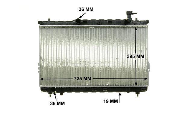 Radiateur moteur (Radiateur de refroidissement) MAHLE Aftermarket CR 1297 000P