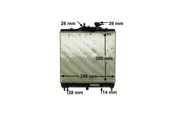 Radiateur moteur (Radiateur de refroidissement) MAHLE Aftermarket CR 1301 000P