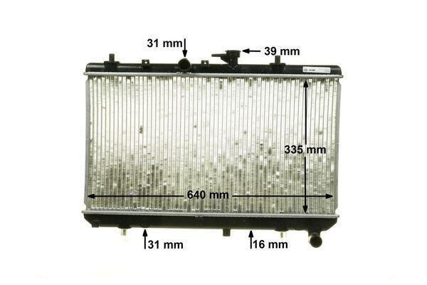 Radiateur moteur (Radiateur de refroidissement) MAHLE Aftermarket CR 1302 000P