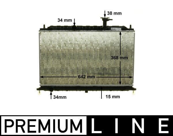 Radiateur moteur (Radiateur de refroidissement) MAHLE Aftermarket CR 1303 000P