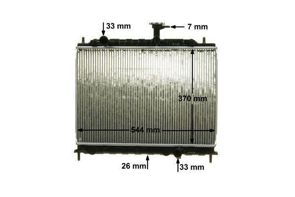 Radiateur moteur (Radiateur de refroidissement) MAHLE Aftermarket CR 1304 000P