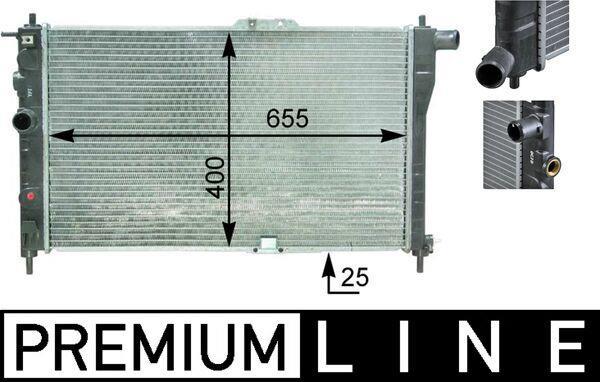 Radiateur moteur (Radiateur de refroidissement) MAHLE Aftermarket CR 1307 000P