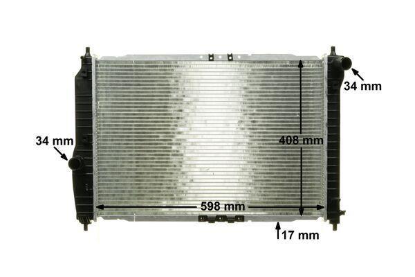 Radiateur moteur (Radiateur de refroidissement) MAHLE Aftermarket CR 1310 000P