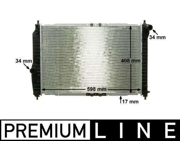 Radiateur moteur (Radiateur de refroidissement) MAHLE Aftermarket CR 1310 000P