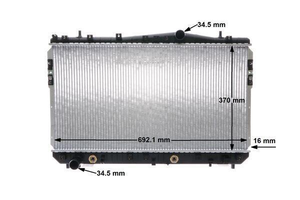 Radiateur moteur (Radiateur de refroidissement) MAHLE Aftermarket CR 1311 000S
