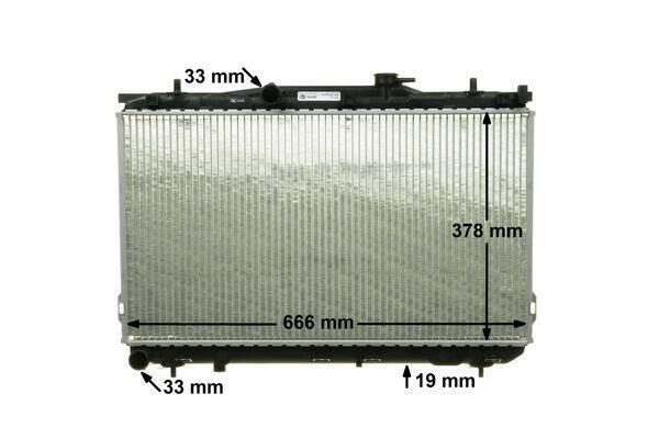 Radiateur moteur (Radiateur de refroidissement) MAHLE Aftermarket CR 1313 000P