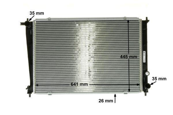 Radiateur moteur (Radiateur de refroidissement) MAHLE Aftermarket CR 1316 000P