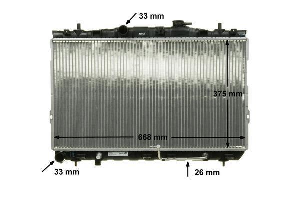 Radiateur moteur (Radiateur de refroidissement) MAHLE Aftermarket CR 1318 000P