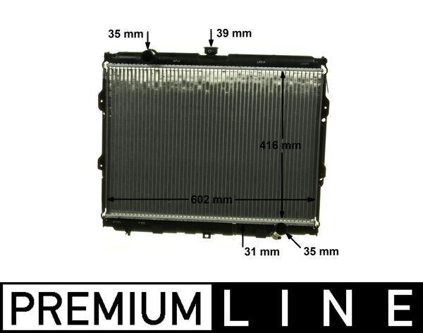 Radiateur moteur (Radiateur de refroidissement) MAHLE Aftermarket CR 1319 000P