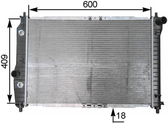 Radiateur moteur (Radiateur de refroidissement) MAHLE Aftermarket CR 131 000S