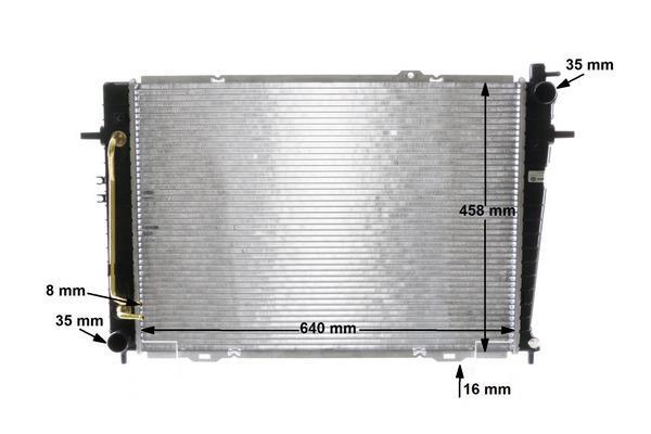 Radiateur moteur (Radiateur de refroidissement) MAHLE Aftermarket ref. CR 1321 000S