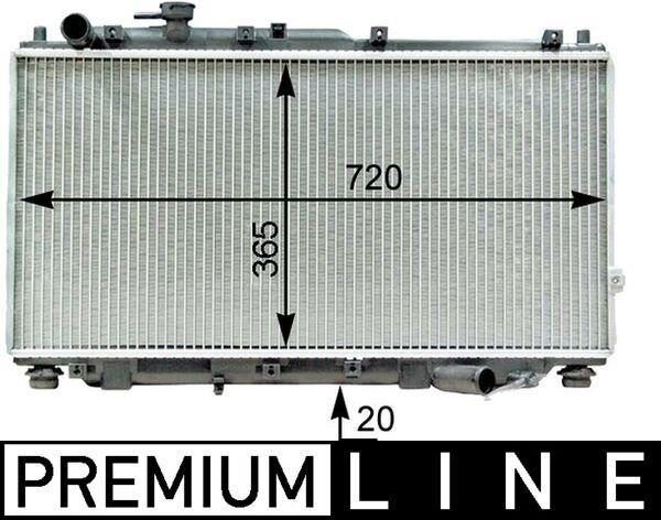 Radiateur moteur (Radiateur de refroidissement) MAHLE Aftermarket CR 1322 000P