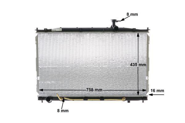 Radiateur moteur (Radiateur de refroidissement) MAHLE Aftermarket CR 1324 000S