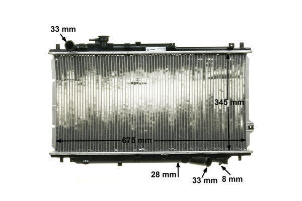 Radiateur moteur (Radiateur de refroidissement) MAHLE Aftermarket CR 1326 000P