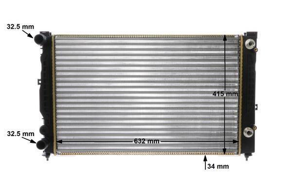 Radiateur moteur (Radiateur de refroidissement) MAHLE Aftermarket CR 132 000S