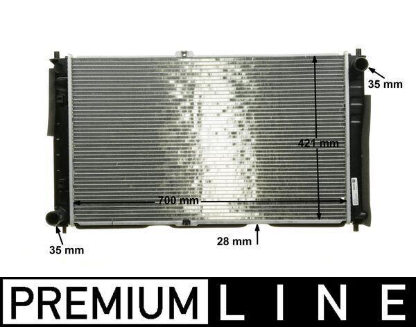 Radiateur moteur (Radiateur de refroidissement) MAHLE Aftermarket CR 1330 000P