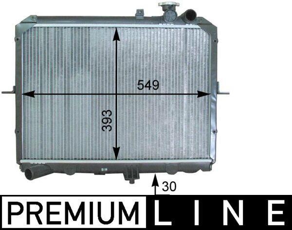 Radiateur moteur (Radiateur de refroidissement) MAHLE Aftermarket CR 1332 000P