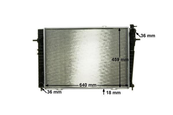 Radiateur moteur (Radiateur de refroidissement) MAHLE Aftermarket CR 1335 000P