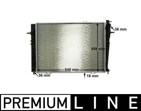 Radiateur moteur (Radiateur de refroidissement) MAHLE Aftermarket CR 1335 000P